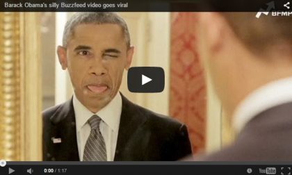 Il Video Di Obama Che Fa Le Smorfie Per Promuovere Una Cosa Seria