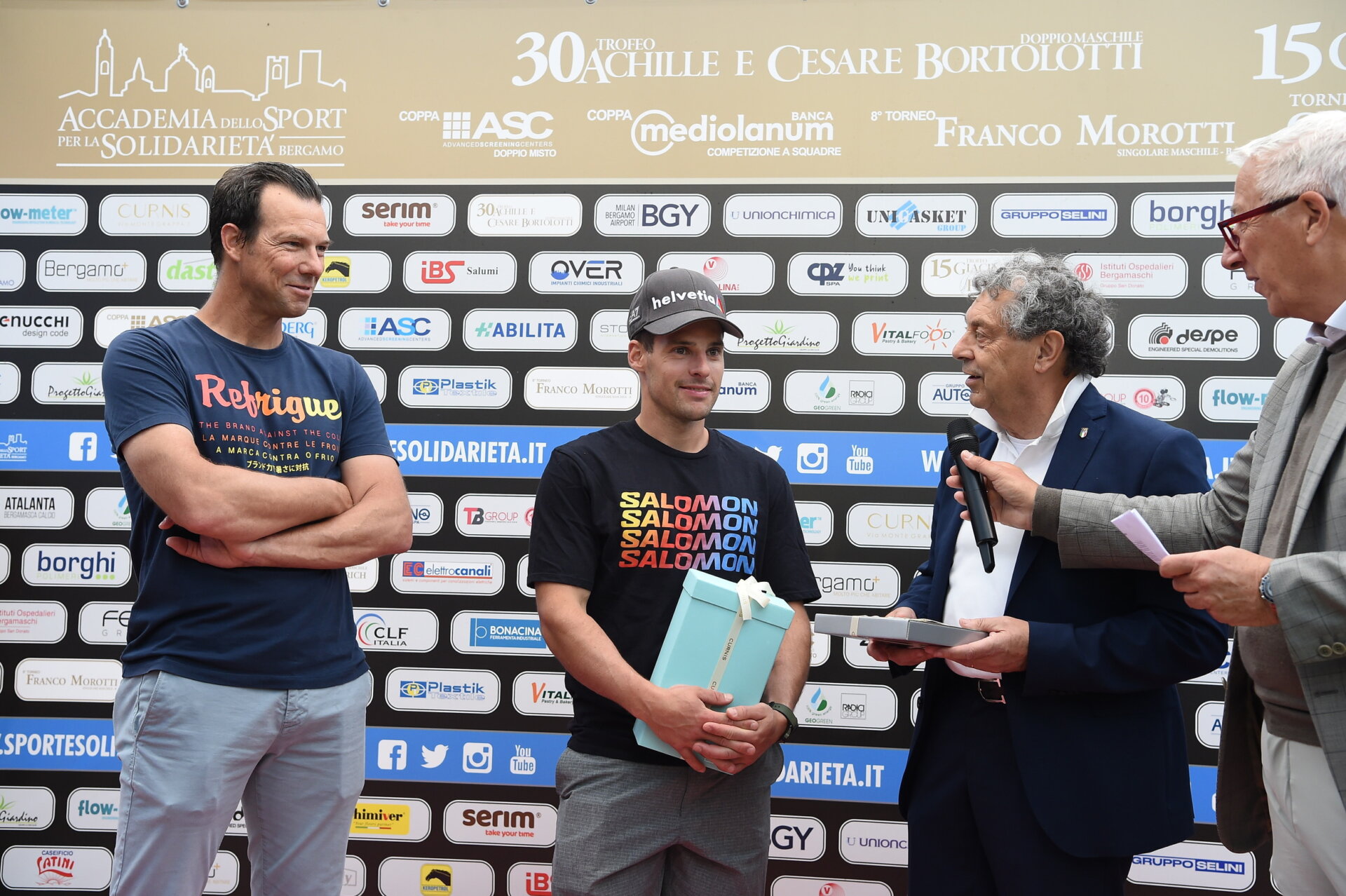 Bergamo Al Tennis La Prima Volta Di Luca De Aliprandini E Lo Ski