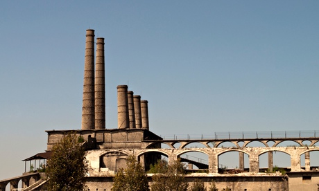 Abandoned factory in Bergamo Italy