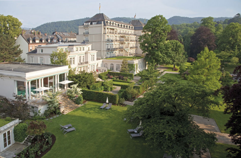 Brenners park-hotel e spa - giardino