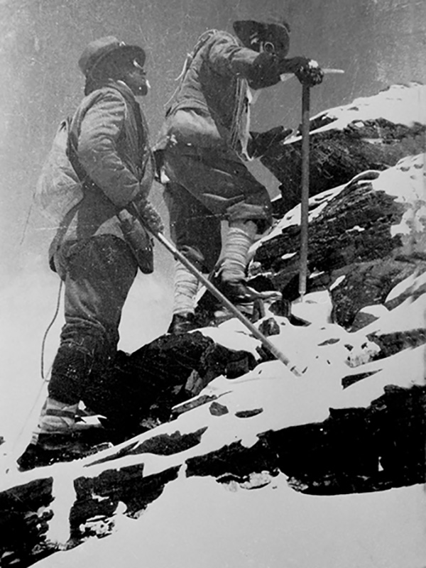 Irvine e Mallory sull'Everest
