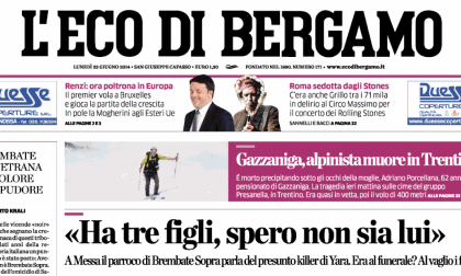 Le prime pagine di oggi lunedì 23 giugno 2014