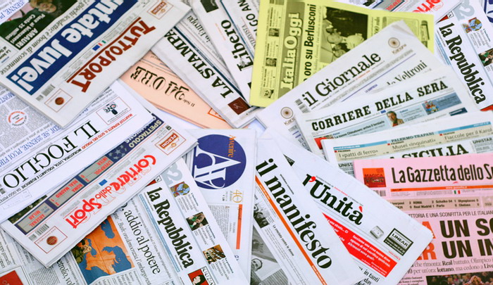 Le prime pagine di oggi venerdì 13 giugno 2014