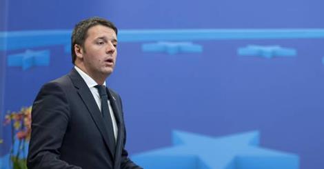 Punti, facce e citazionidi Renzi al Parlamento Ue
