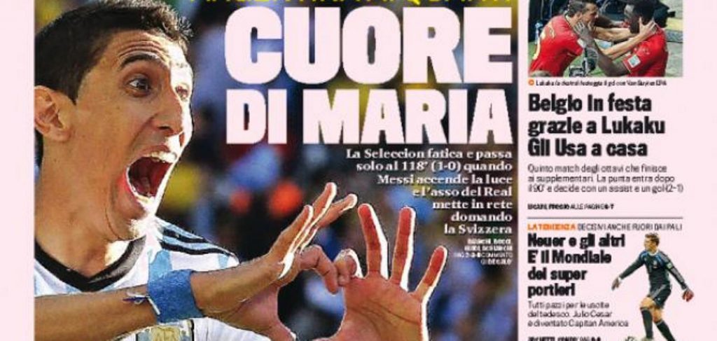 Le prime pagine di oggi mercoledì 2 luglio 2014