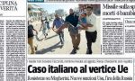 Le prime pagine di oggi giovedì 17 luglio 2014