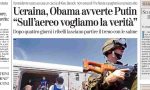 Le prime pagine di oggi martedì 22 luglio 2014