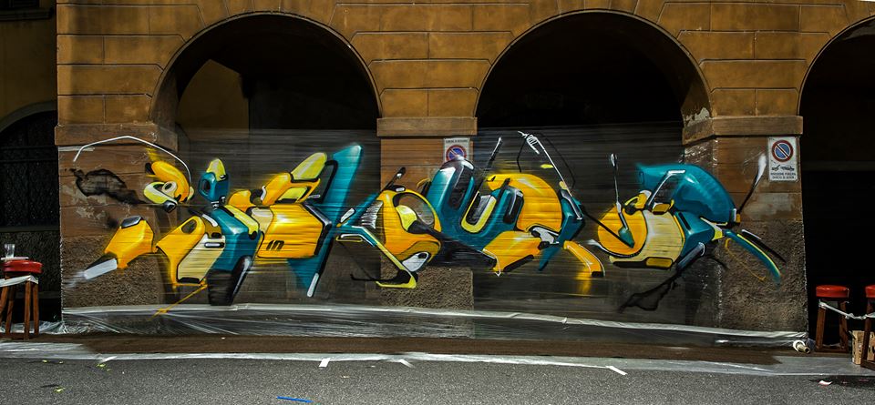 I graffitari a Bergamo (sappiate che è arte riconosciuta)