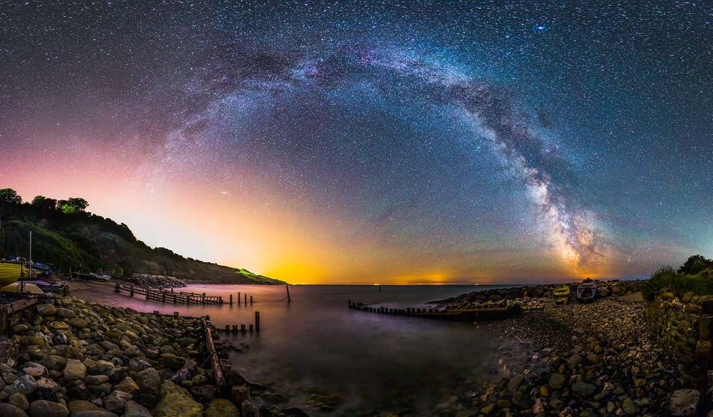 Chad Powell, ventidue anni, che ha catturato la Via Lattea