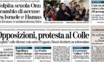 Le prime pagine di oggi venerdì 25 luglio 2014