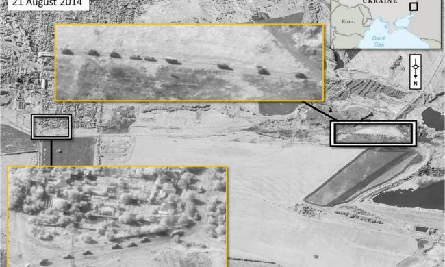 NATO releases satellite imagery showing Russian combat troops inside Ukraine