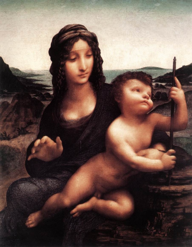 Madonna dei fusi Leonardo