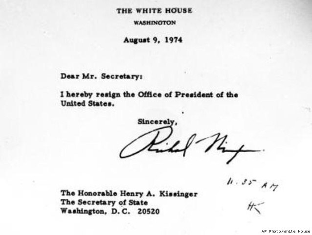 Nixon-Resigns-Letter
