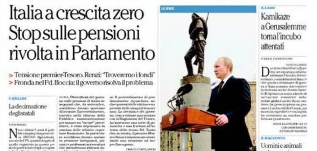 Le prime pagine di oggi martedì 5 agosto 2014