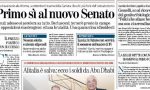 Le prime pagine di oggi sabato 9 agosto 2014