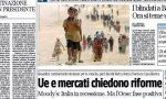 Le prime pagine di oggi martedì 12 agosto 2014