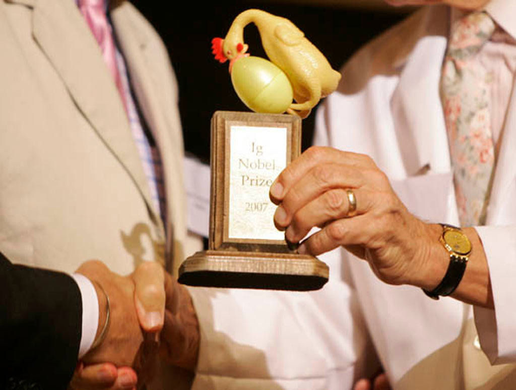 In attesa dei Nobel, gli IgNobel Per le ricerche più strampalate