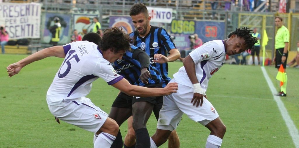 Il viola Kurtic trova il gol Dea sfortunata: due pali