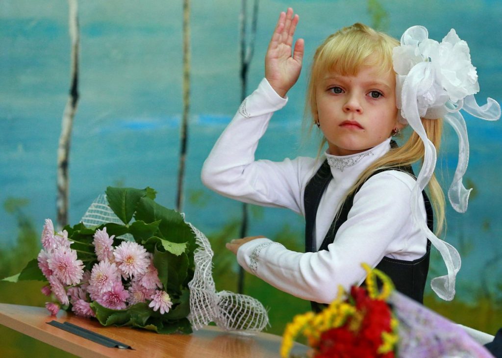 NEW SCHOOL YEAR STARTS IN RUSSIA