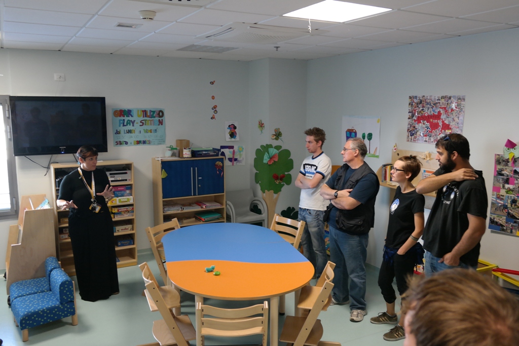 I “cattivi” della Curva Nord fra gli angeli della pediatria
