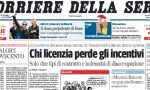 Le prime pagine di oggi lunedì 22 settembre 2014