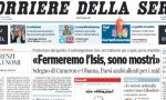 Le prime pagine di oggi lunedì 15 settembre 2014