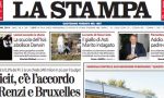 Le prime pagine di oggi sabato 25 ottobre 2014