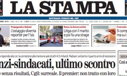 Le prime pagine di oggi martedì 28 ottobre 2014