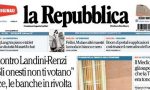 Le prime pagine di oggi sabato 22 novembre 2014