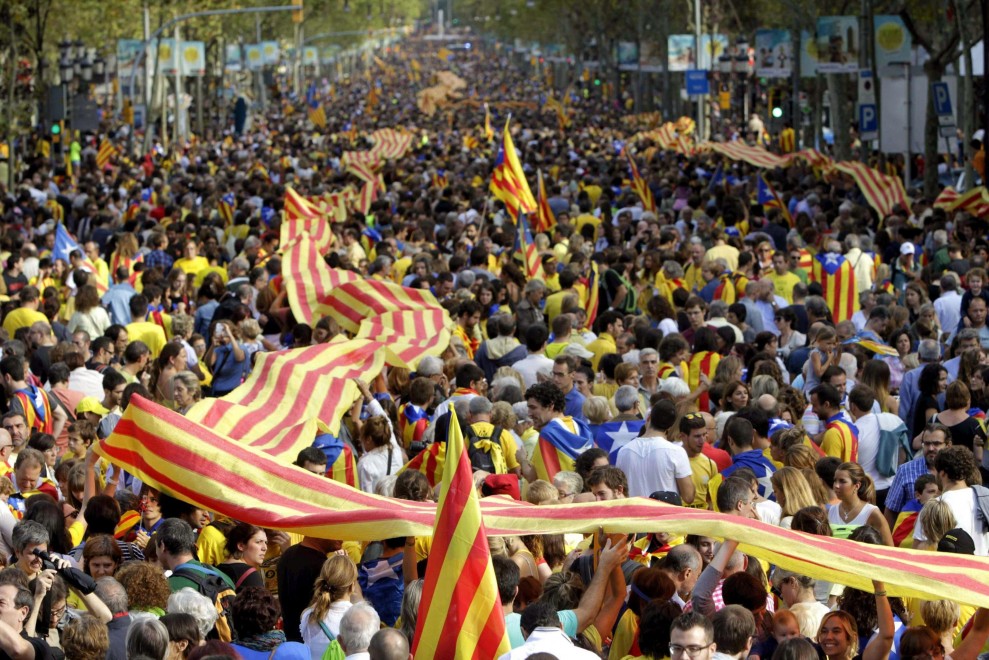 Lo schiaffo catalano a Madrid L’81% vuole l’indipendenza