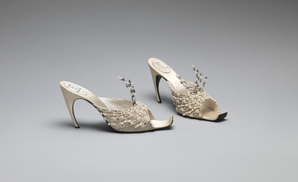 Christian Dior (French, 1905–1957). Roger Vivier (French, 1913–1998) for House of Dior. Evening Slippers, 1960