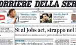 Le prime pagine di oggi mercoledì 26 novembre 2014