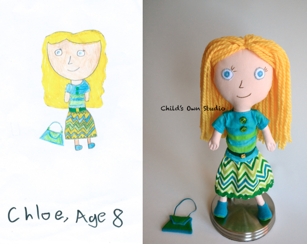 Chloe, age 8, of mom with cute outfit and matching purse
