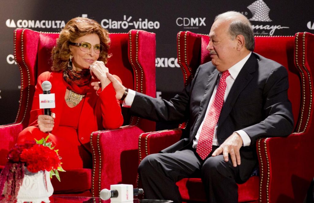 Sophia Loren, Carlos Slim