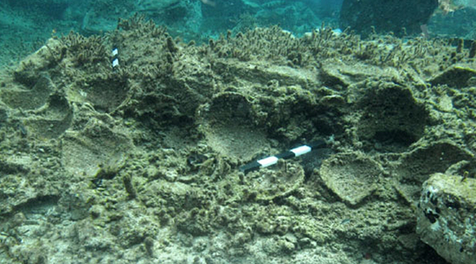 Una piccola Pompei sottomarina nelle acque della mitica Delo