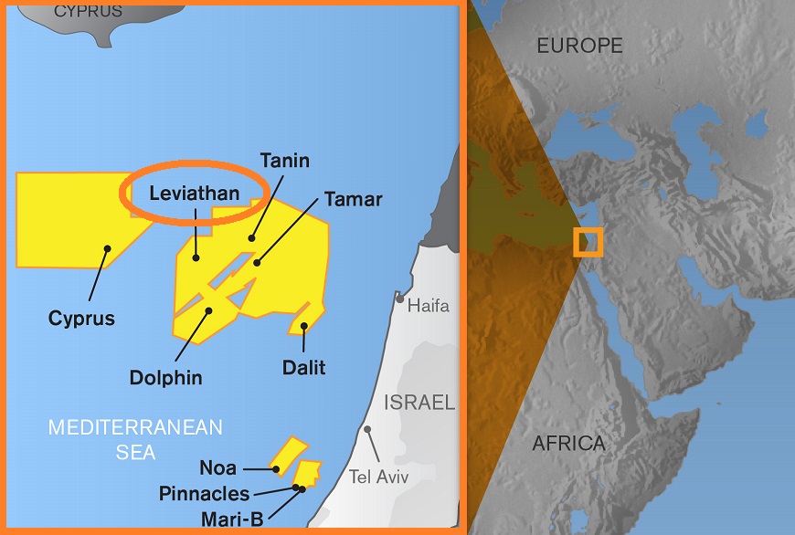 leviathan libano israele