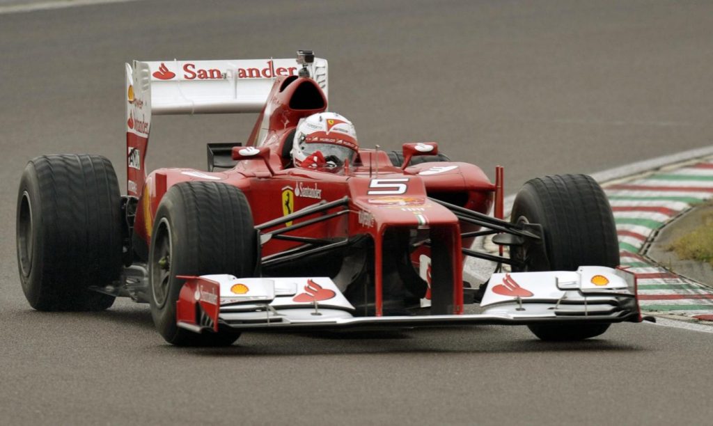 Ferrari, Sebastian Vettel a Maranello sulla F2012