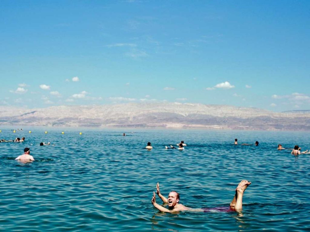 galleggiare Mar Morto Israele