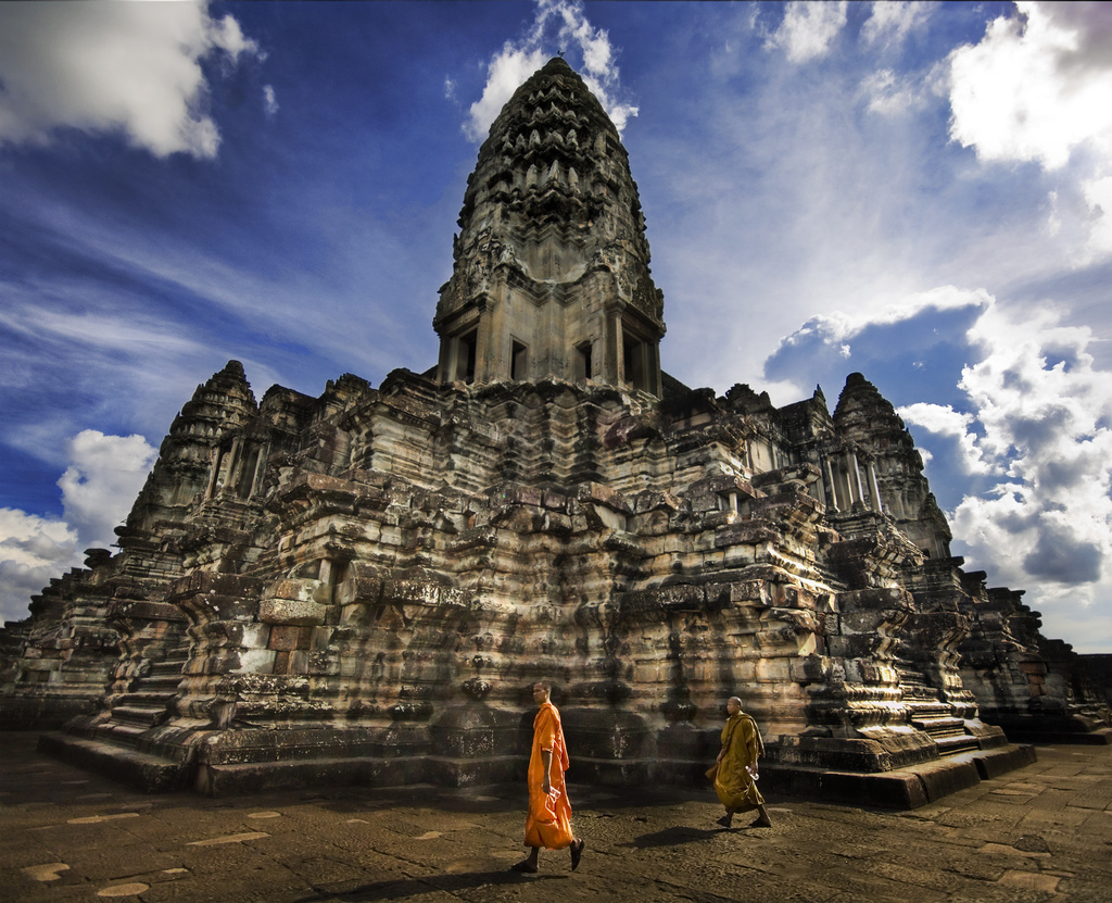 the ruins of Angkor Wat