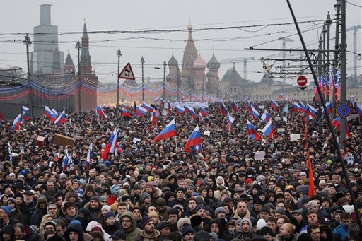 APTOPIX Russia Opposition March
