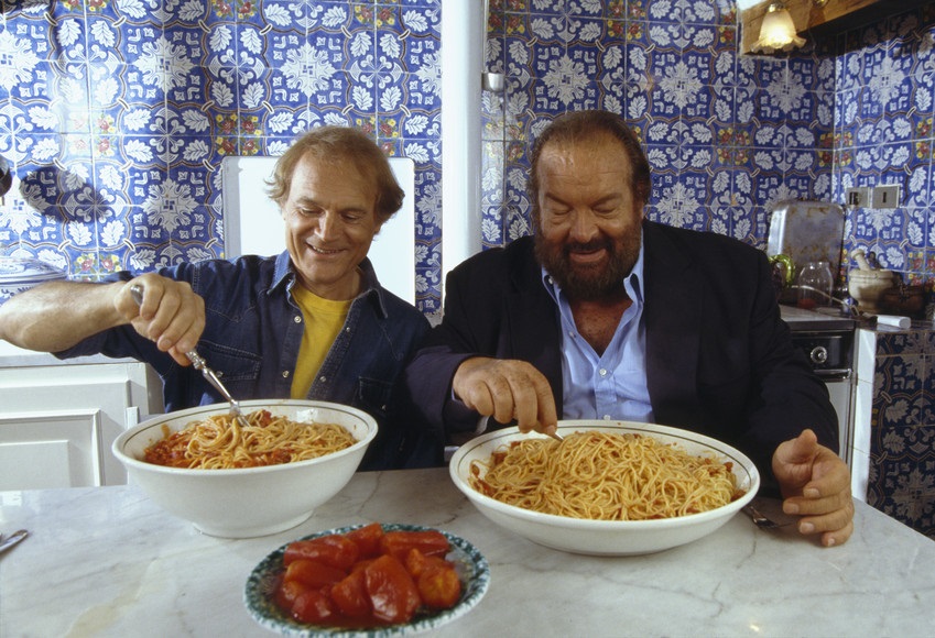 TERENCE HILL AND BUD SPENCER IN ROME Terence Hill und Bud Spencer