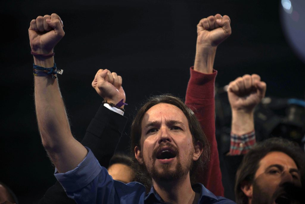 Spain Podemos Rally