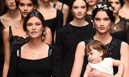 Viva la mamma di Dolce&Gabbana Foto di una passerella dolcissima
