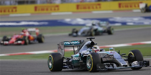 Lewis Hamilton, Nico Rosberg, Kimi Raikkonen