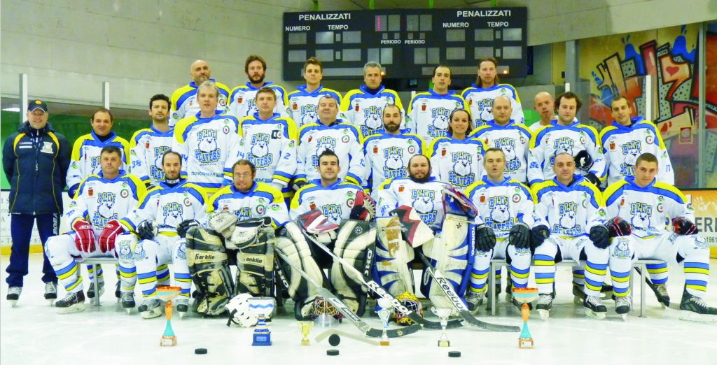 Blue Beavers Hockey foto di gruppo