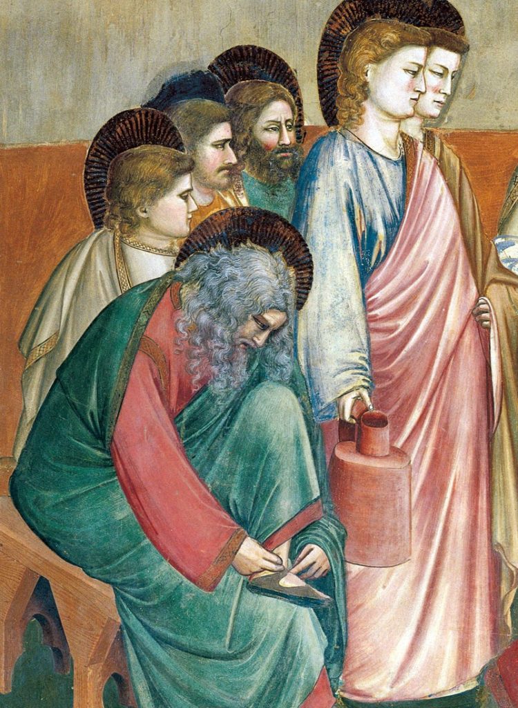 Giotto-La-lavanda-dei-piedi-particolare