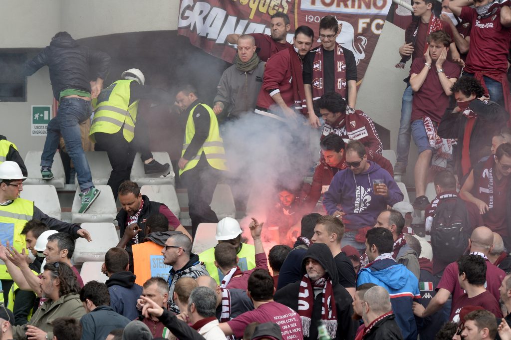 Italy Soccer Turin Derby Violence