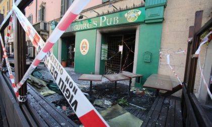 «Un incendio, probabilmente doloso all'origine dell'esplosione del Pub»