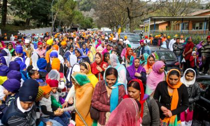 La comunità Sikh festeggia: processione per le vie di Bergamo