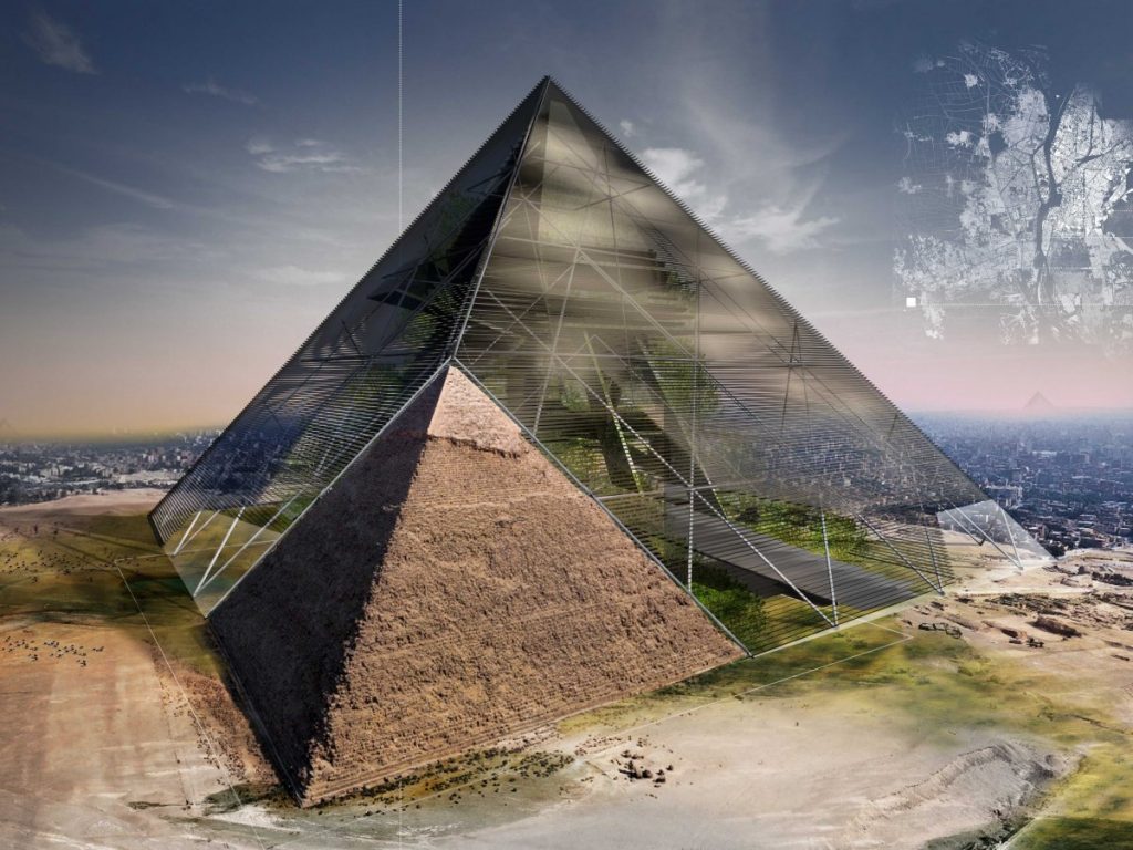 bio-pyramid-is-conceived-as-a-biosphere-and-gateway-from-the-sahara-desert-to-cairo-and-an-effort-to-reverse-desertification-as-a-result-of-climate-change